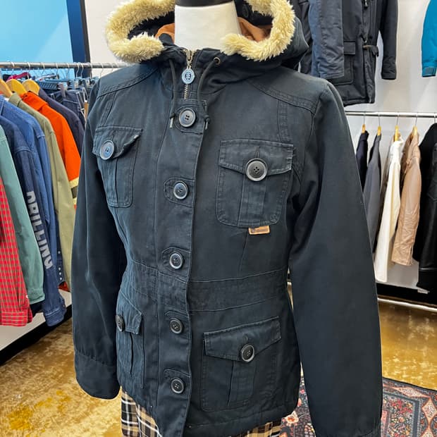 Element 퍼 후드 파카