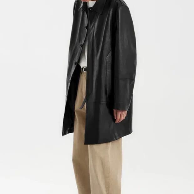 [M]유스 레더 카코트 moon사이즈