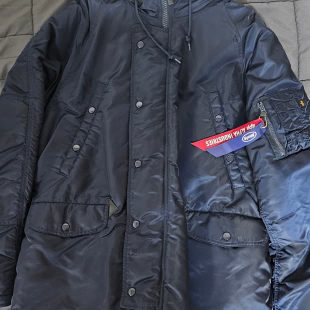 알파인더스트리 x mmlg n3b자켓 L사이즈