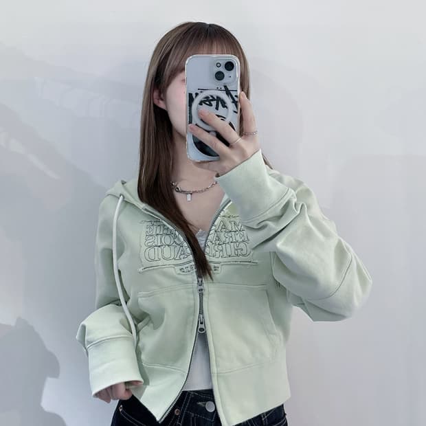 마리떼프랑소와저버 말차 후드집업