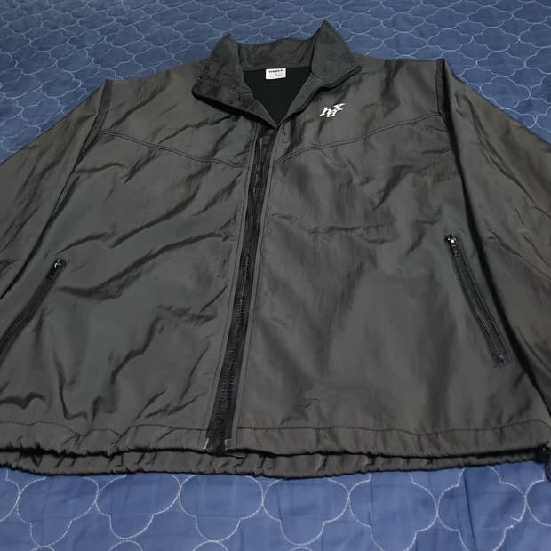 HDEX 에이치덱스 오버핏 바람막이 짚업 자켓 블랙 (XL)