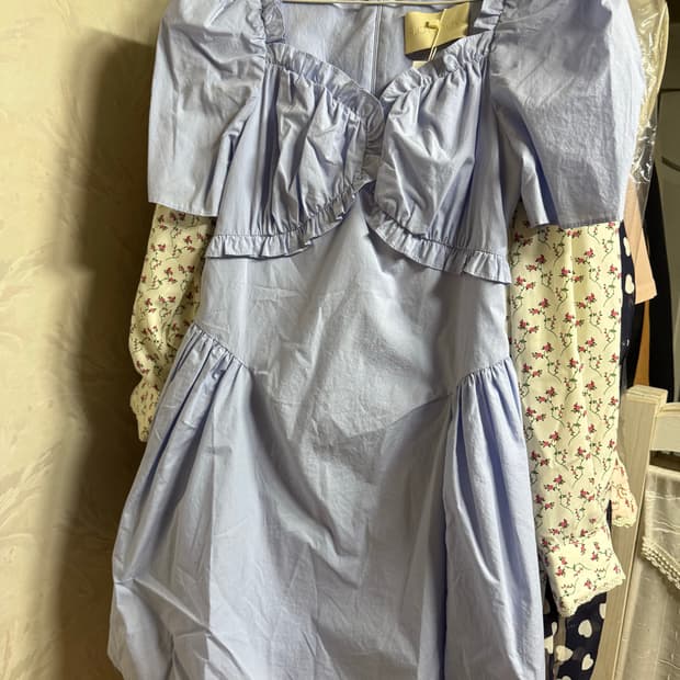 flowoom chichi dress 블루색상 새상품