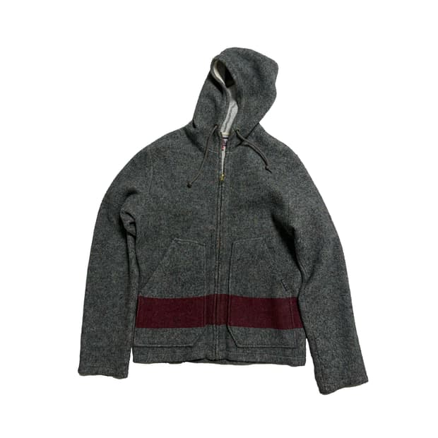 블루블루재팬 블랭킷 후드 집업