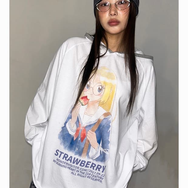 원더비지터 후드티셔츠