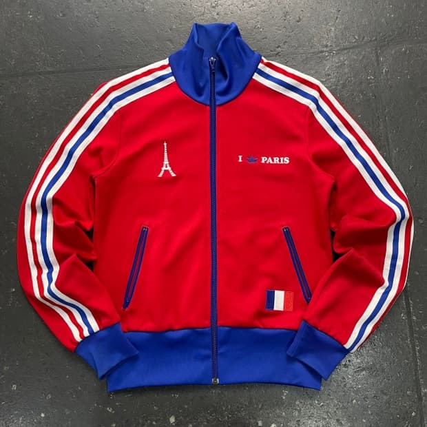 90 아디다스 파리 트랙탑 져지