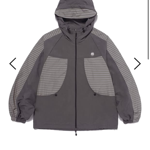 허그유어스킨 스트라이프 바람막이