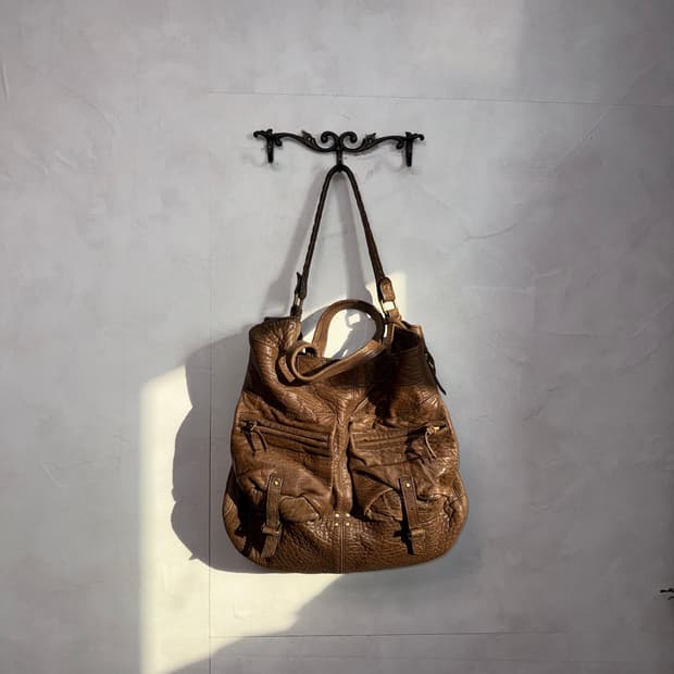 Jerome Dreyfuss brown multi pocket 투웨이백