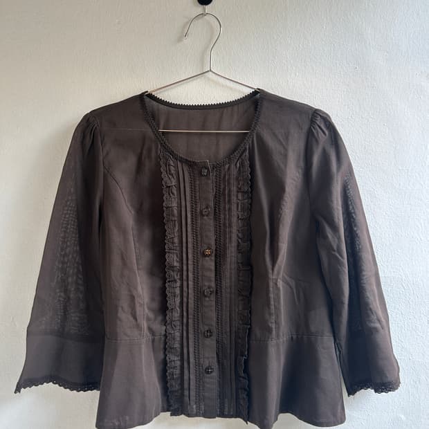 모리걸 블라우스 