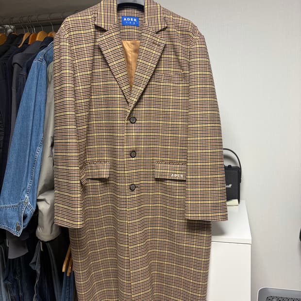 아더에러 Ader error 체크 싱글코트 