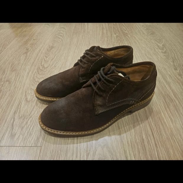 스웨이드 더비슈즈 