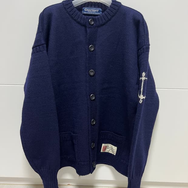 건지울른스 피셔맨 홀가먼트 가디건 42