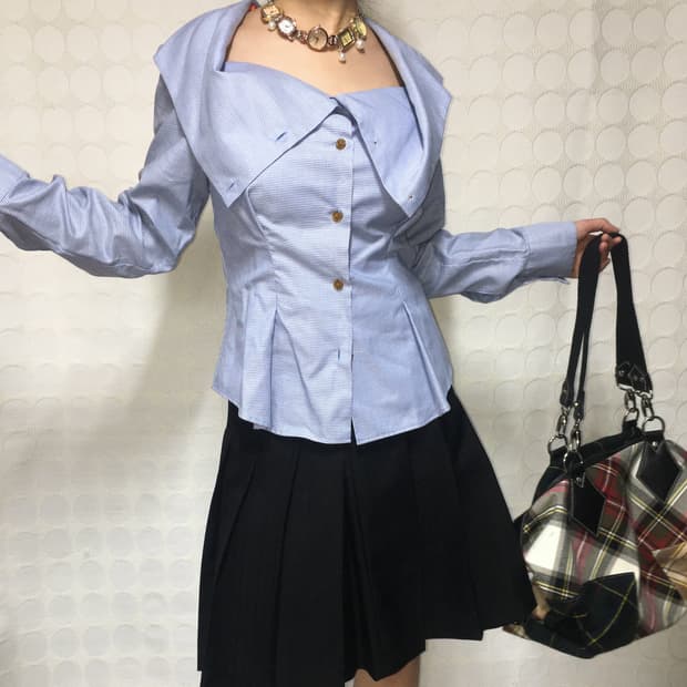 vivienne westwood 변형 카라 셔츠