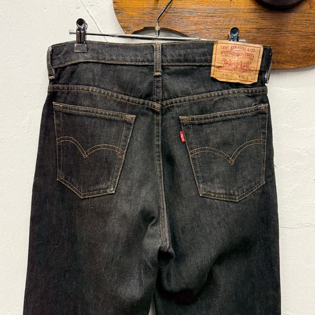 90s Levi's 616 Straight Black Denim Pant