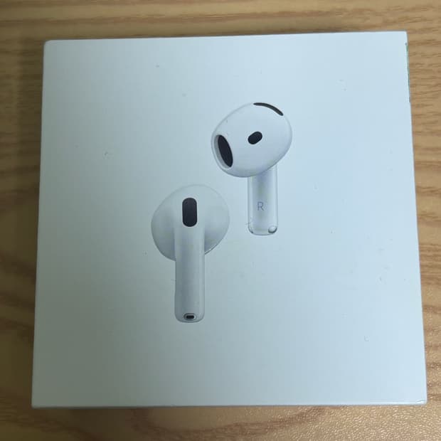 Apple 2024 에어팟 4 액티브 노이즈 캔슬링 블루투스 이어폰