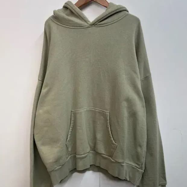 (3) 언유즈드 스웨트 후드 세이지 그린