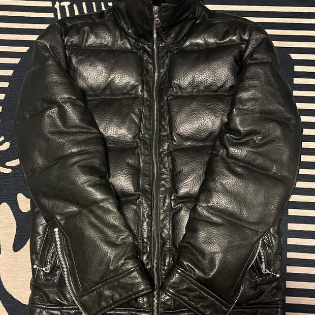 디아프바인 사슴 가죽 덕다운 패딩