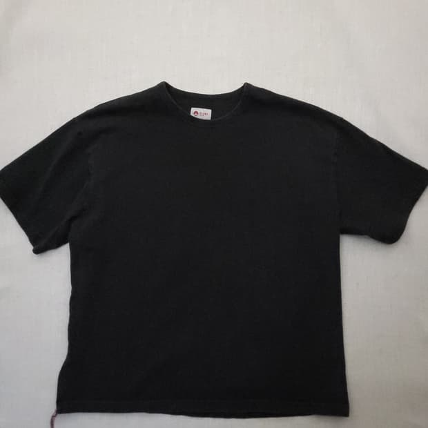 BEAMS  블랙 반팔 티셔츠 m