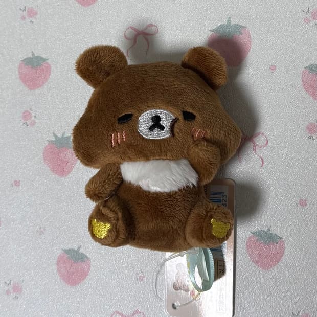 빈티지) 코구마 배불러 테노리 인형 리락쿠마