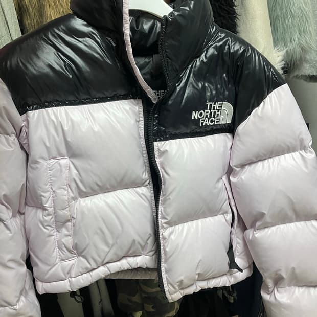 노스페이스 여성 크롭패딩