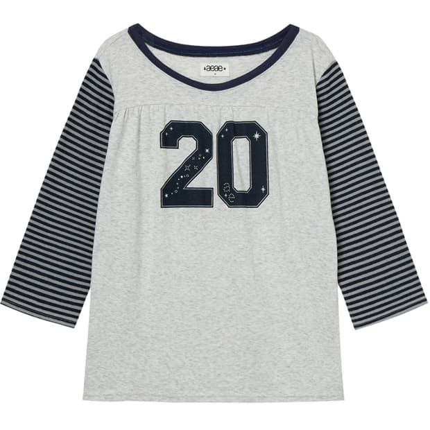 aeae 스트라이프 콤비 티 네이비