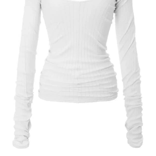 쓰리타임즈 카일라 브이 워머티 화이트