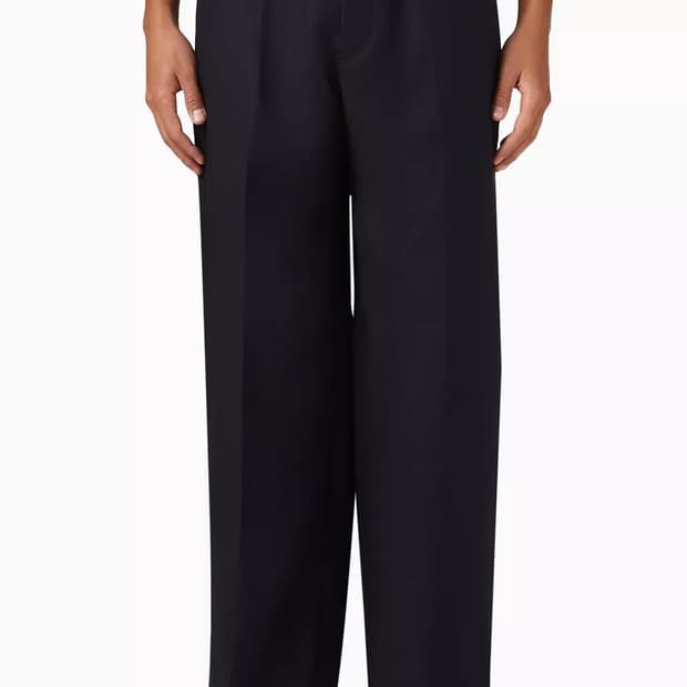 COS 코스 테일러 울 플란넬 트랙팬츠 네이비 52