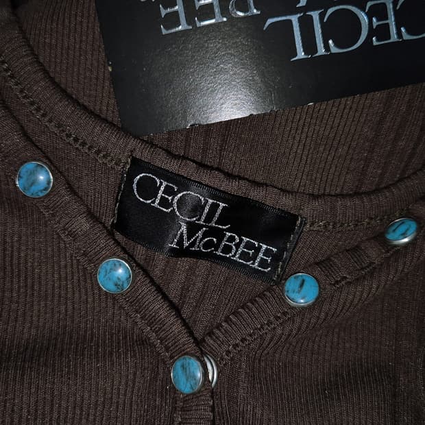 Cecil McBee turquoise stone sleeveless t