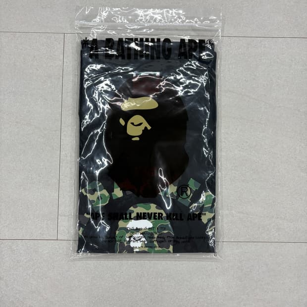 베이프 ABC 카모 컬리지 티셔츠 XL