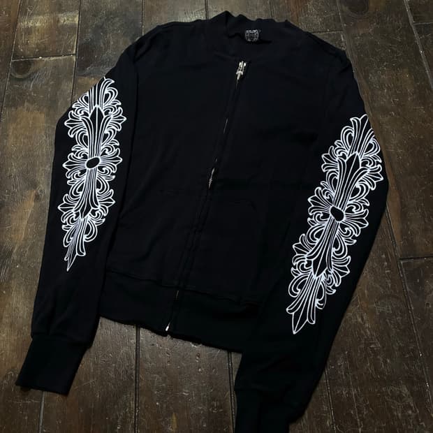 90s Chrome hearts 크롬하츠 플로랄 포인트 트랙자켓