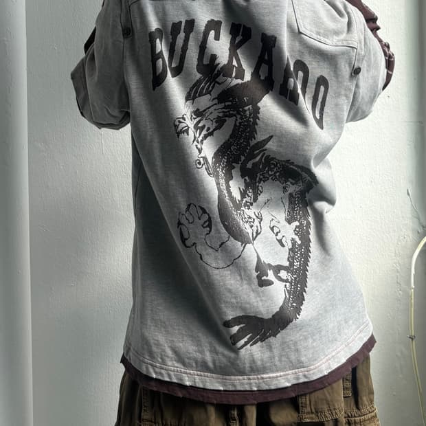 Buckaroo Graphic Layered Hood Zip-Up