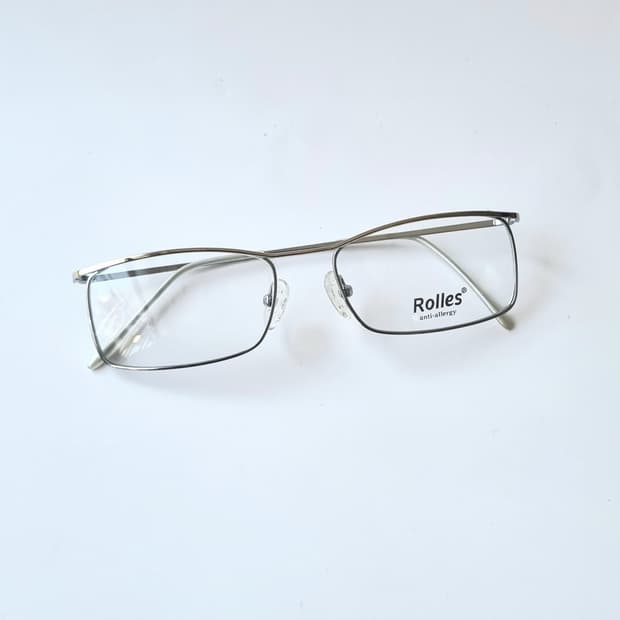 데드스탁 초경량 사각 메탈 안경테  553