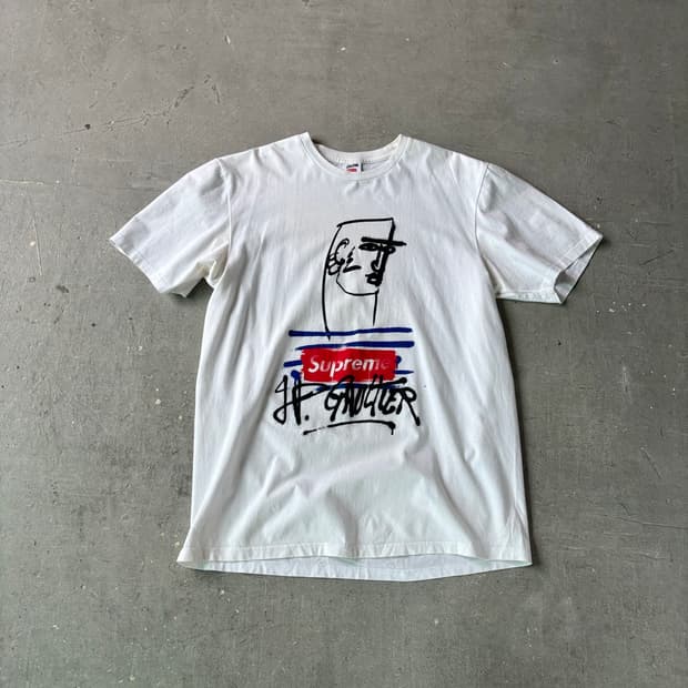 슈프림 x 장 폴 고티에 19ss 그래비티 티셔츠 