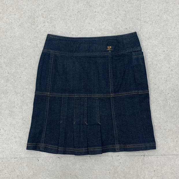 Courreges 꾸레쥬 데님 스커트