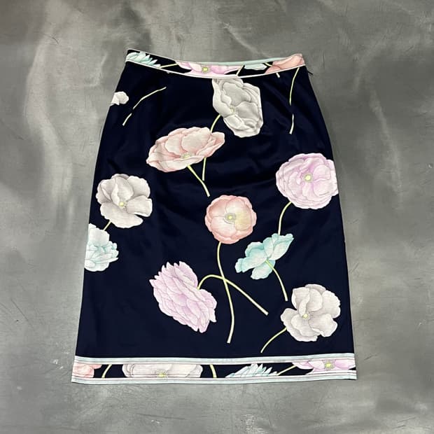  레오나드 플라워 패턴 스커트 y15802