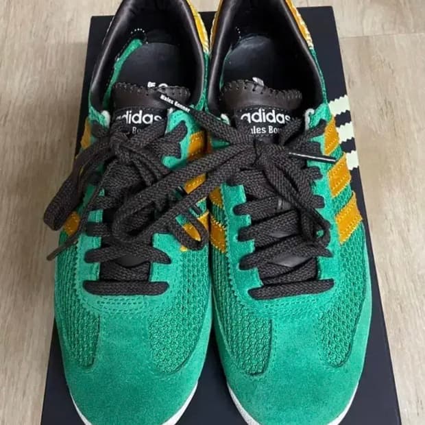 아디다스 웨일즈보너 SL72 니트그린 245 네고가능