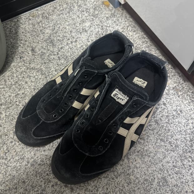 오니츠카 타이거 슬립온 네이비 275