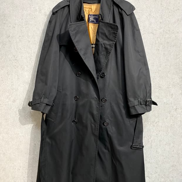 [105] 90s Burberrys 버버리 블랙 트렌치 코트
