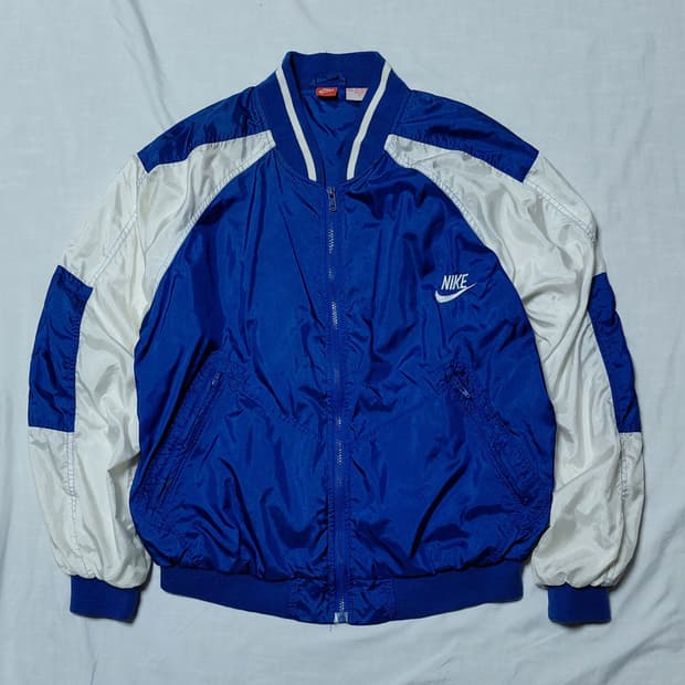 [희귀/아카이브] 90s 나이키 오렌지탭 빈티지 나일론 트랙 자켓