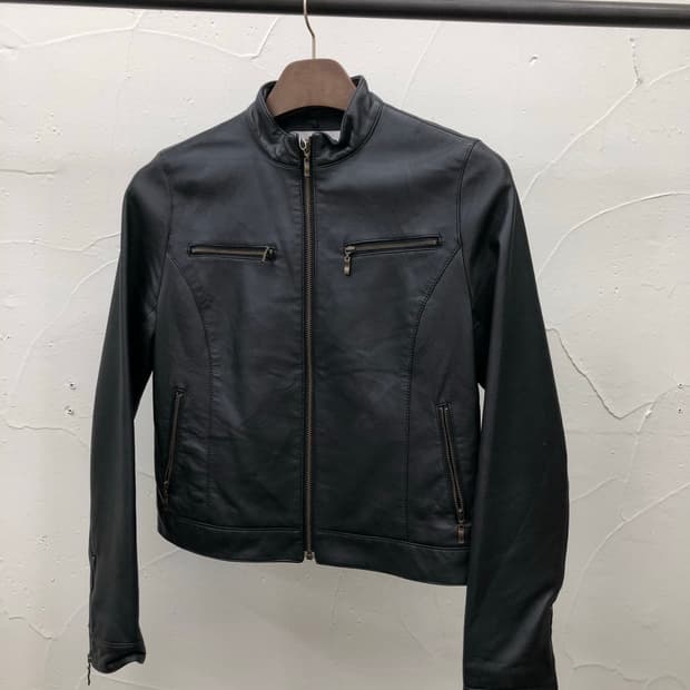 양가죽 바이커 자켓