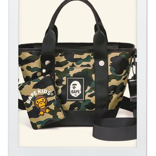 베이프 키즈 마일로 산책 토트백 & 미니지갑 (잡지부록)