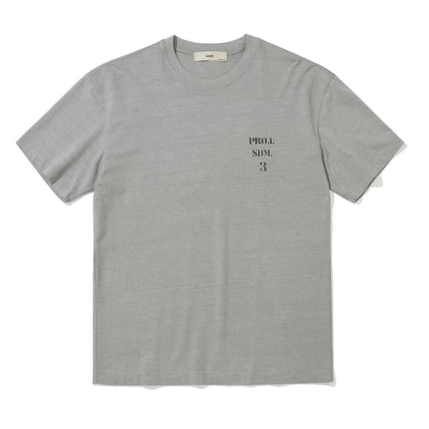 siido COLTON HALF T SHIRT(GREY) 2 새상품