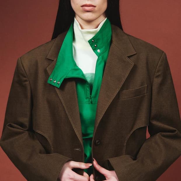 KIJUN 기준 애니 블레이저 자켓