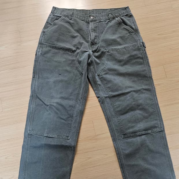 칼하트 더블니 모스그린 36(실측 참조)