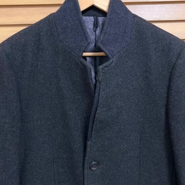 커스텀멜로우 남성 울혼방누빔코트 100