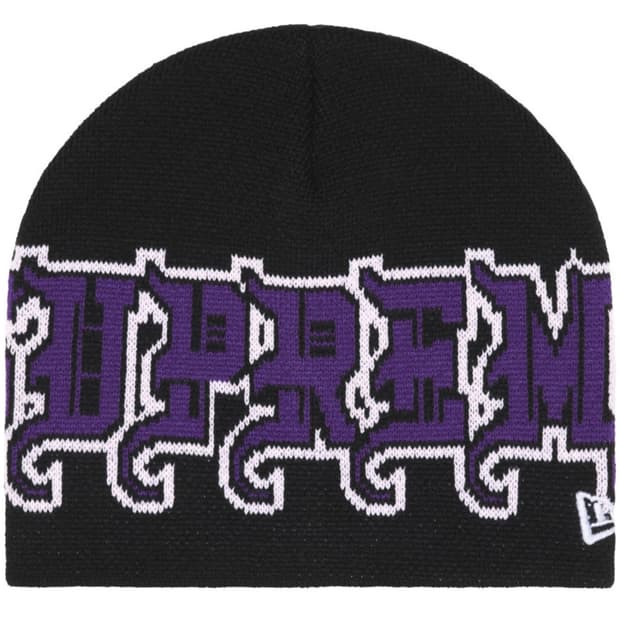 슈프림 뉴에라 아웃라인 비니 블랙 - 25FW