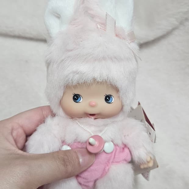 고전 베비프렌즈 토끼 뮤 인형