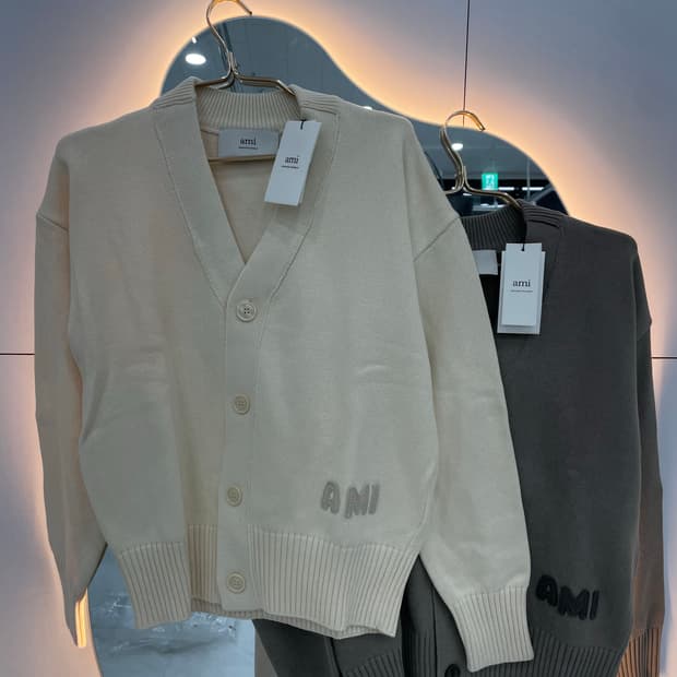 [새상품] [정품] 아미 크로셰 가디건 남여공용
