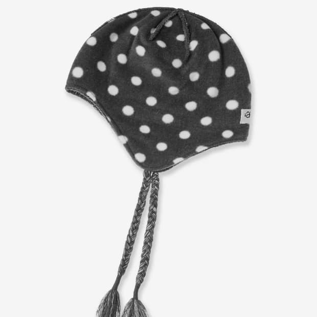 aeae EARFLAP BEANIE [CHARCOAL]