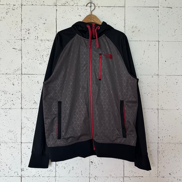 L 노스페이스 후드 집업