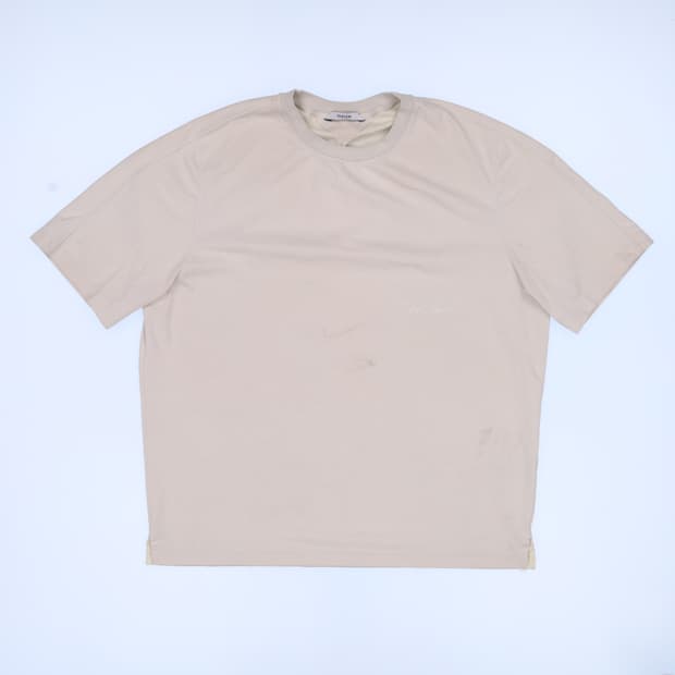 105 한섬 시스템 백로고 반팔티 0407M